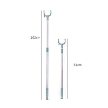 Load image into Gallery viewer, Vanzlife balcony fork pole the hangers for clothes pole retractable pole drying pole fork dress stick space saving clothing rack
