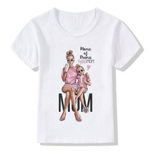 Load image into Gallery viewer, ZZSYKD Summer Super Mom Baby Girl Tshirt Vogue Boys T Shirts Mother And Baby Love Life Lovely Printing Kawaii Kids T Shirt Cozy
