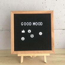 Load image into Gallery viewer, Felt Letter Board Wooden Frame Changeable Symbols Numbers Characters Message Board Home Office Decor Birthday Gift for Kids
