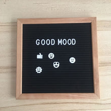 Load image into Gallery viewer, Felt Letter Board Wooden Frame Changeable Symbols Numbers Characters Message Board Home Office Decor Birthday Gift for Kids
