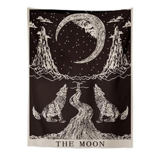 Load image into Gallery viewer, Better Quality The Moon Star Tapestry Wall Hanging Astrology Divination Bedspread Beach Mat
