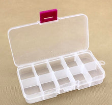 Load image into Gallery viewer, New 10 Compartments Pouch Storage Box Transparent Fishing Lure Square Fishing Box Spoon Hook Lure Tackle Box Fish Accessory Box
