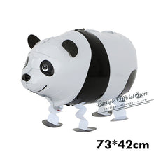 Load image into Gallery viewer, Mixes Walking Animal HELIUM Balloons Cute Cat Dog Panda Dinosaur Tiger pet air Ballons birthday party decorations kids and adult
