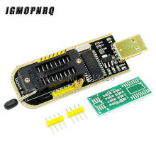 Load image into Gallery viewer, CH341A 24 25 Series EEPROM Flash BIOS USB Programmer Module + SOIC8 SOP8 Test Clip For EEPROM 93CXX / 25CXX / 24CXX
