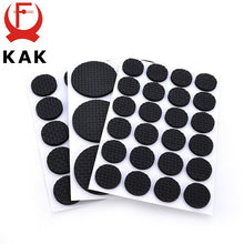 Load image into Gallery viewer, KAK 1-24PCS Self Adhesive Furniture Leg Feet Rug Felt Pads Anti Slip Mat  Bumper Damper For Chair Table Protector Hardware
