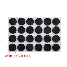 Load image into Gallery viewer, KAK 1-24PCS Self Adhesive Furniture Leg Feet Rug Felt Pads Anti Slip Mat  Bumper Damper For Chair Table Protector Hardware
