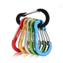 Load image into Gallery viewer, Booms Fishing CC1 Steel Small Carabiner Clips Outdoor Camping  Multi Tool  Fishing Acessories 6pcs
