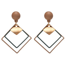 Load image into Gallery viewer, 2020 Korean Long Statement Geometric Triangle Tassel Dangle Drop Earrings For Women Earrings Fashion Jewelry Oorbellen Brincos
