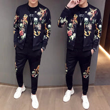 Load image into Gallery viewer, 2020 New Jacket + Pants Men Tracksuit Moda Hombre Fashion Printing Men&#39;s Set Spring Men&#39;s Sports Suit 2 Piece Sets Plus Size 5XL
