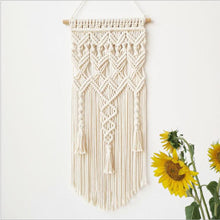 Load image into Gallery viewer, Macrame Boho Tapestry Wall Hanging Hand-woven Home Decoration Accessories Nordic Art Tassel Apartment Dorm Room Decoration
