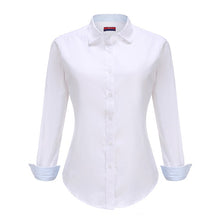 Load image into Gallery viewer, Dioufond Brand Women Blouses 2020 New Spring Women Long Sleeve Blouse Cotton Oxford Casual White Shirts Female Tops Clothing
