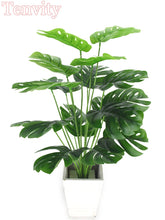 Load image into Gallery viewer, Artificial Plants Green Palm Leaves Monstera Home Garden Living Room Bedroom Balcony Decoration Tropical Plastic Fake Plant Long
