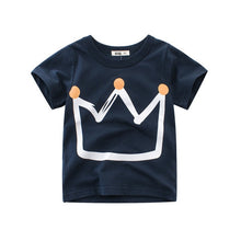 Load image into Gallery viewer, Children&#39;s T-Shirt Children for Boys  a Boy Girls Kids Kid&#39;s Shirts Child Baby Toddler Cotton Cartoon Tee Tops Clothing Short
