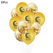 Load image into Gallery viewer, Eid Mubarak Banner Balloons Ramadan Kareem Decoration Ramadan Mubarak Muslim Islamic Festival Party DIY Decorations
