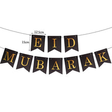 Load image into Gallery viewer, Eid Mubarak Banner Balloons Ramadan Kareem Decoration Ramadan Mubarak Muslim Islamic Festival Party DIY Decorations
