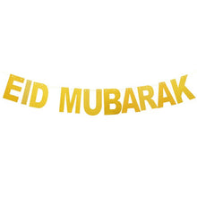 Load image into Gallery viewer, Eid Mubarak Banner Balloons Ramadan Kareem Decoration Ramadan Mubarak Muslim Islamic Festival Party DIY Decorations
