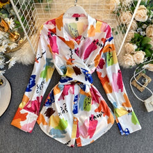 Load image into Gallery viewer, 2020 Spring Fashion Blouse Women Turn Down Collar Shirt Elegant Womens Tops And Blouses Long Tunic Desigual Ladies Tops Blusas
