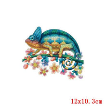 Load image into Gallery viewer, Prajna Animals Heat Transfer Vinyl Whale Patch Iron On Transfer For Clothing Animal Flower Stripes Thermal Stickers On Clothes
