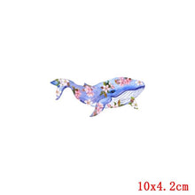 Load image into Gallery viewer, Prajna Animals Heat Transfer Vinyl Whale Patch Iron On Transfer For Clothing Animal Flower Stripes Thermal Stickers On Clothes
