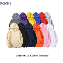 Load image into Gallery viewer, FGKKS Quality Brand Men Hoodie 2020 Autumn Hip Hop Streetwear Men Pullover Sweatshirts Hoodies Mens Solid Color Hoodie Male
