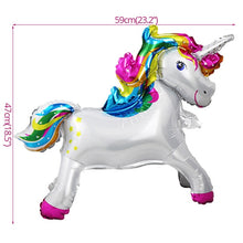 Load image into Gallery viewer, Unicorn Party 3-tier Cup Cake Stand Paper Plates Cups Balloon Birthday Party Decoration Kids Unicornio Party Girls Baby Shower
