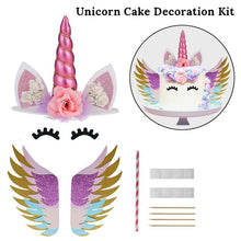 Load image into Gallery viewer, Unicorn Party 3-tier Cup Cake Stand Paper Plates Cups Balloon Birthday Party Decoration Kids Unicornio Party Girls Baby Shower
