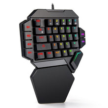 Load image into Gallery viewer, RedThunder One-Handed Mechanical Gaming Keyboard RGB Backlit Portable Mini Gaming Keypad Game Controller for PC PS4 Xbox Gamer
