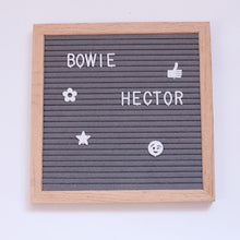 Load image into Gallery viewer, Felt Letter Board Wooden Frame Changeable Symbols Numbers Characters Message Board Home Office Decor Birthday Gift for Kids
