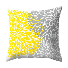 Load image into Gallery viewer, Yellow Geometric Cushion Cover Sofa Decorative Cushions Pillow Cover Home Decoration Pillow Case Hawaiian Tropical Summer Cover
