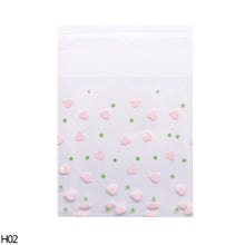 Load image into Gallery viewer, 50/100pcs Heart Clear Candy Bag Transparent Plastic Bag Cookie OPP Bag For Wedding Birthday Party Deco DIY Gift Packaging Pouch
