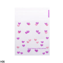 Load image into Gallery viewer, 50/100pcs Heart Clear Candy Bag Transparent Plastic Bag Cookie OPP Bag For Wedding Birthday Party Deco DIY Gift Packaging Pouch
