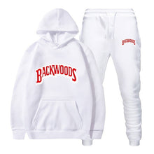 Load image into Gallery viewer, fashion brand Backwoods Men&#39;s Set Fleece Hoodie Pant Thick Warm Tracksuit Sportswear Hooded Track Suits Male Sweatsuit Tracksuit
