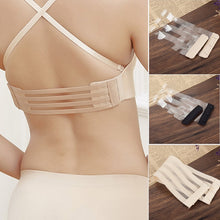 Load image into Gallery viewer, Women New Silicone Non Slip Buckle Clear Bra Straps Invisible Transparent Bra Strap Backless Elastic Bra Extender Shoulder Strap
