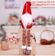 Load image into Gallery viewer, FENGRISE Christmas Faceless Doll Merry Christmas Decorations For Home Cristmas Ornament Xmas Navidad Natal New Year 2021
