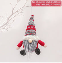 Load image into Gallery viewer, FENGRISE Christmas Faceless Doll Merry Christmas Decorations For Home Cristmas Ornament Xmas Navidad Natal New Year 2021
