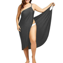 Load image into Gallery viewer, Oufisun Women Plus Size Pareo Beach Cover Up Wrap Dress Bikini Bathing Suit Femme Robe De Plage Beachwear Femme Tunic Kaftan
