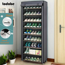 Load image into Gallery viewer, Multi-layer Simple Shoe Cabinet DIY Assembled Space-saving Shoe Organizer Shelf Home Dorm Storage Closet Dustproof Shoes Rack
