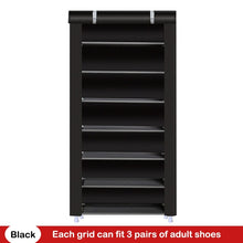 Load image into Gallery viewer, Multi-layer Simple Shoe Cabinet DIY Assembled Space-saving Shoe Organizer Shelf Home Dorm Storage Closet Dustproof Shoes Rack
