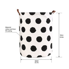 Load image into Gallery viewer, New 1PC Foldable Laundry Basket Large Capacity Laundry Hamper Dirty Clothes Storage Organizer Bucket Homehold Storage Bag
