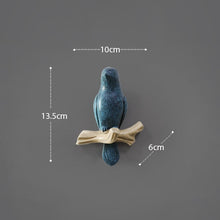 Load image into Gallery viewer, Wall Decorations Home Accessories Living Room Hanger Resin Bird hanger key kitchen Coat Clothes Towel Hooks Hat Handbag Holder
