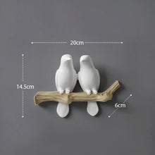 Load image into Gallery viewer, Wall Decorations Home Accessories Living Room Hanger Resin Bird hanger key kitchen Coat Clothes Towel Hooks Hat Handbag Holder
