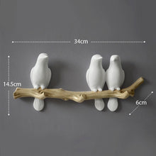 Load image into Gallery viewer, Wall Decorations Home Accessories Living Room Hanger Resin Bird hanger key kitchen Coat Clothes Towel Hooks Hat Handbag Holder
