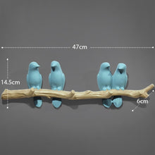 Load image into Gallery viewer, Wall Decorations Home Accessories Living Room Hanger Resin Bird hanger key kitchen Coat Clothes Towel Hooks Hat Handbag Holder
