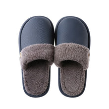 Load image into Gallery viewer, JIANBUDAN Plush warm Home flat slippers Lightweight soft comfortable winter slippers Women&#39;s cotton shoes Indoor plush slippers
