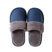 Load image into Gallery viewer, JIANBUDAN Plush warm Home flat slippers Lightweight soft comfortable winter slippers Women&#39;s cotton shoes Indoor plush slippers
