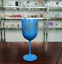 Load image into Gallery viewer, Wine Party Champagne Coupes Glass Cocktail Glass Champagne Flutes Plating Wine Cup Goblet Electroplated Plastic Cups one piece
