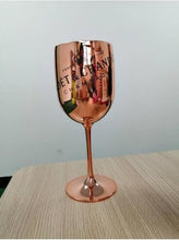 Load image into Gallery viewer, Wine Party Champagne Coupes Glass Cocktail Glass Champagne Flutes Plating Wine Cup Goblet Electroplated Plastic Cups one piece
