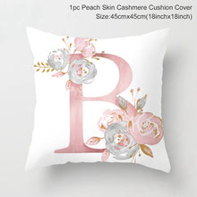 Load image into Gallery viewer, Frigg Pink Letter Decorative Cushion Cover Wedding Party Decoration Wedding Decorative Pillow Party Supplies Wedding Ornaments
