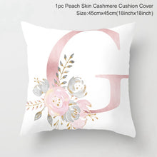 Load image into Gallery viewer, Frigg Pink Letter Decorative Cushion Cover Wedding Party Decoration Wedding Decorative Pillow Party Supplies Wedding Ornaments
