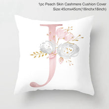 Load image into Gallery viewer, Frigg Pink Letter Decorative Cushion Cover Wedding Party Decoration Wedding Decorative Pillow Party Supplies Wedding Ornaments
